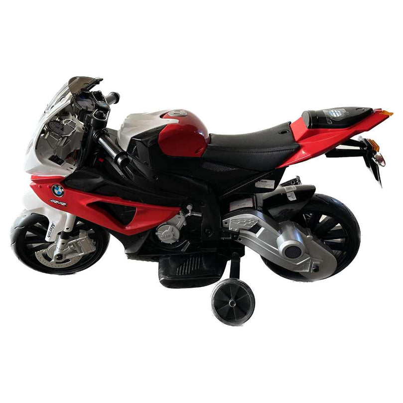 BMW-Electric-Ride-on-Bike-with-Training-Wheels-12-V-White-and-Red-3