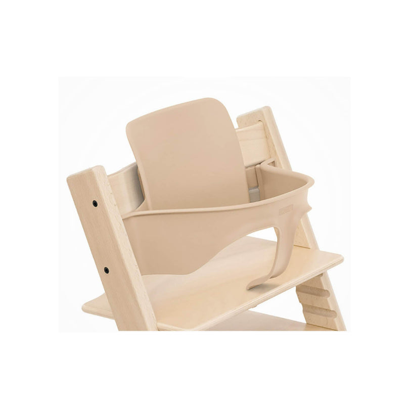 Stokke-Tripp-Trapp-High-Chair-(Natural)-with-White-Tray-Natural-Baby-Set-Image 2