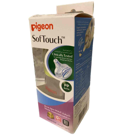 Pigeon-SofTouch-Baby-Bottle-160ml-/-5oz-Green-1