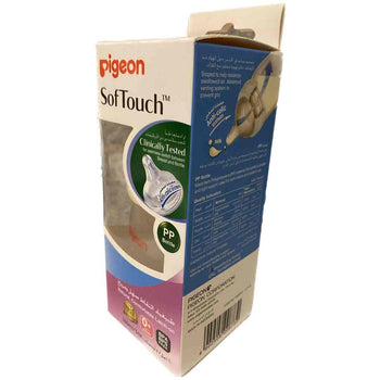 Pigeon-SofTouch-Baby-Bottle-160ml-/-5oz-White-1