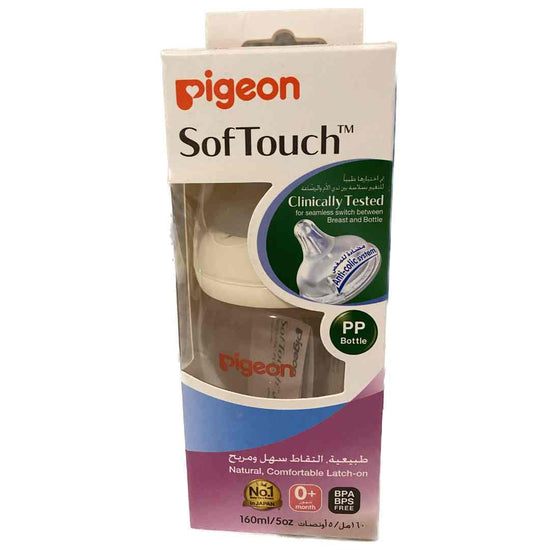 Pigeon-SofTouch-Baby-Bottle-160ml-/-5oz-White-2