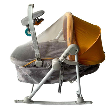 Kinderkraft-NOLA-5-in-1-Reclining-Baby-Swing-&-Rocker-Yellow-2