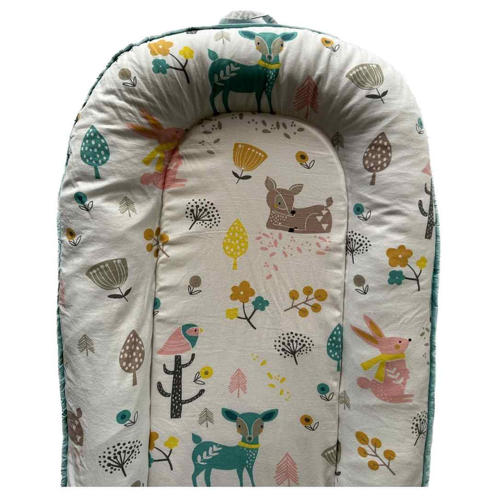 Forest Story & Green Velvet Baby Nest Cocoon Comfort -  - Baby Shop