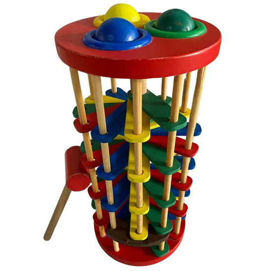 Factory-Price-Knocking-Ball-Ladder-Toy-W/-Hammer-3
